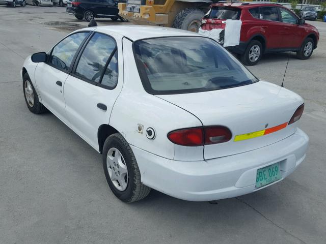 1G1JC524317332394 - 2001 CHEVROLET CAVALIER B WHITE photo 3