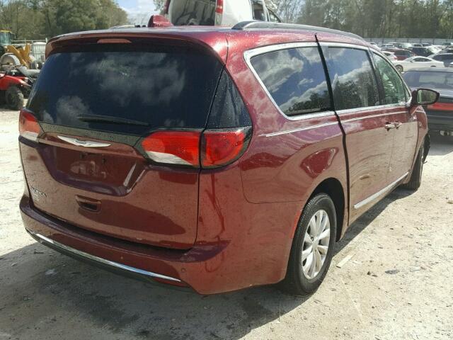 2C4RC1BG5HR540086 - 2017 CHRYSLER PACIFICA T BURGUNDY photo 4