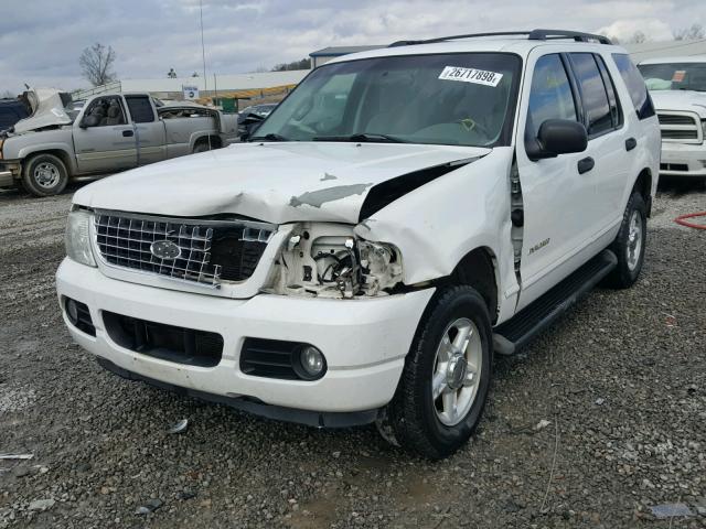 1FMZU63K44UA27014 - 2004 FORD EXPLORER X WHITE photo 2