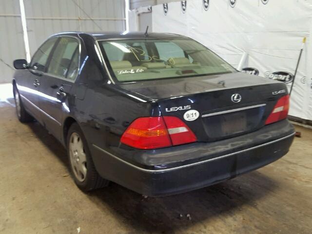 JTHBN30F930117692 - 2003 LEXUS LS 430 BLUE photo 3