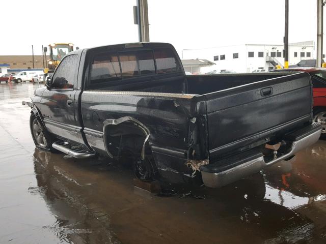 1B7HC16Y0TJ160570 - 1996 DODGE RAM 1500 BLACK photo 3