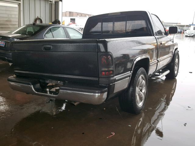 1B7HC16Y0TJ160570 - 1996 DODGE RAM 1500 BLACK photo 4