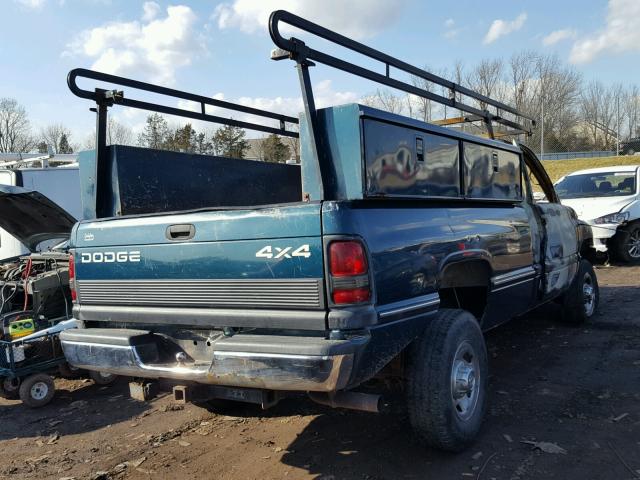 1B7KF26Z7VJ534011 - 1997 DODGE RAM 2500 GREEN photo 4