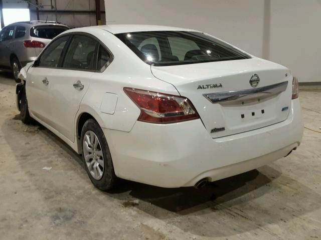 1N4AL3AP0DN442221 - 2013 NISSAN ALTIMA 2.5 WHITE photo 3