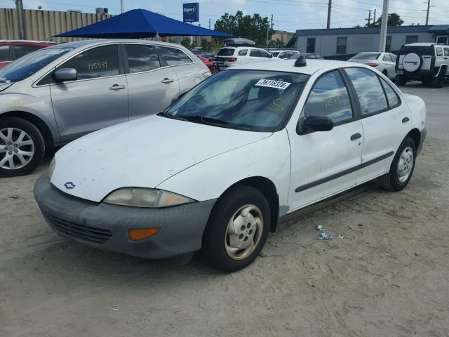 1G1JC524XS7178865 - 1995 CHEVROLET CAVALIER WHITE photo 2