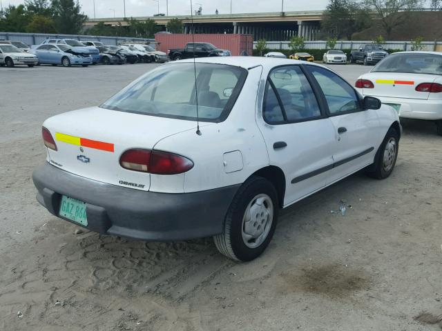 1G1JC524XS7178865 - 1995 CHEVROLET CAVALIER WHITE photo 4