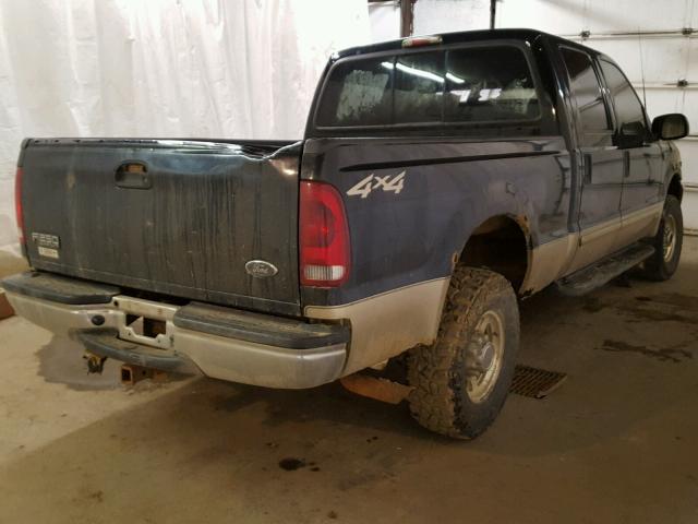 1FTNW21L91ED52362 - 2001 FORD F250 SUPER BLACK photo 4