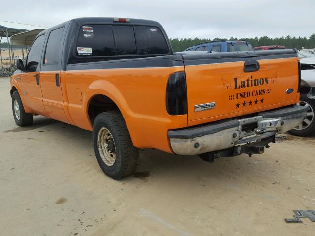 1FTSW20P46EB33002 - 2006 FORD F250 SUPER ORANGE photo 3