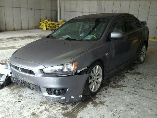 JA3AU86W79U013190 - 2009 MITSUBISHI LANCER GTS SILVER photo 2