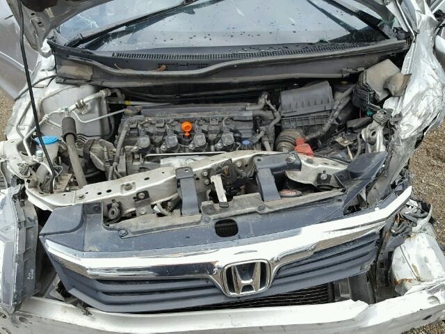 19XFB2F85CE381997 - 2012 HONDA CIVIC EX SILVER photo 7