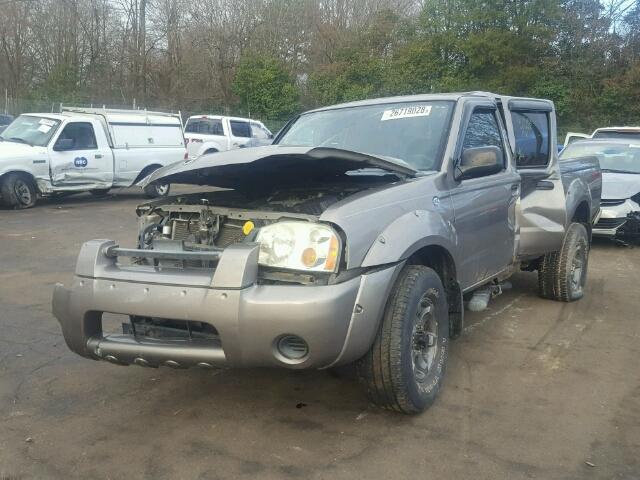 1N6ED27Y34C456951 - 2004 NISSAN FRONTIER C GRAY photo 2