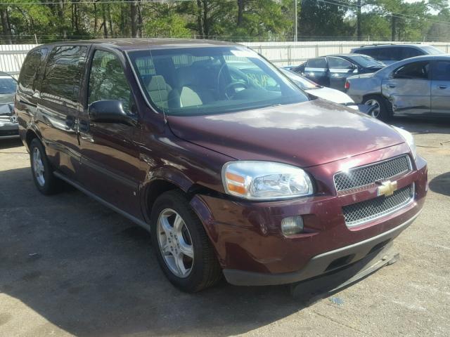 1GNDV23168D186156 - 2008 CHEVROLET UPLANDER L MAROON photo 1