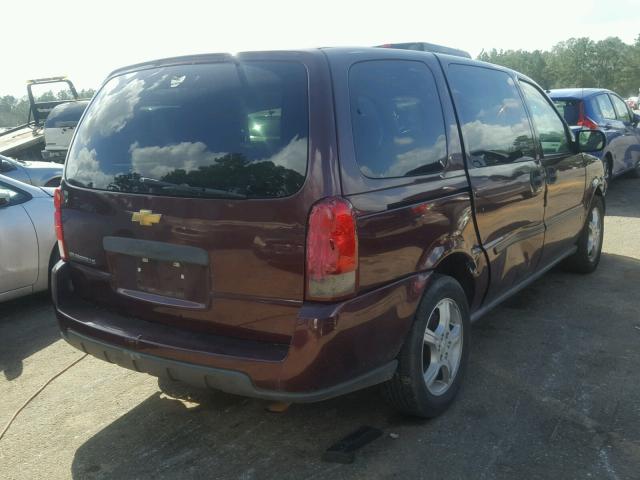 1GNDV23168D186156 - 2008 CHEVROLET UPLANDER L 栗色 照片 4
