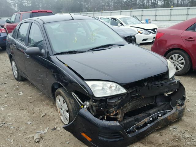 1FAHP34N26W245772 - 2006 FORD FOCUS ZX4 BLACK photo 1