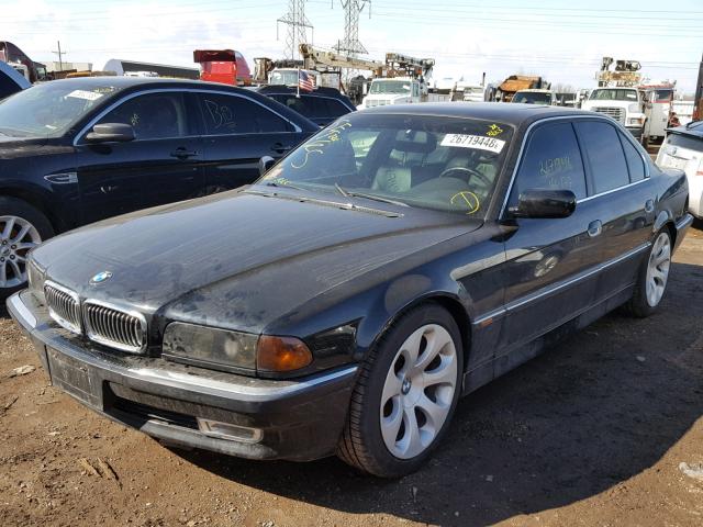 WBAGF832XVDL45283 - 1997 BMW 740 I AUTO BLACK photo 2