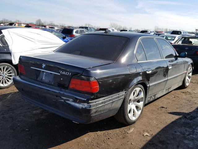 WBAGF832XVDL45283 - 1997 BMW 740 I AUTO BLACK photo 4