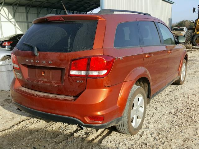 3C4PDCBG2CT353152 - 2012 DODGE JOURNEY SX ORANGE photo 4