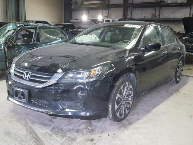 1HGCR2F53EA004533 - 2014 HONDA ACCORD SPO BLACK photo 2