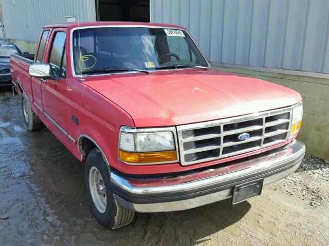 1FTEX15N5PKA28029 - 1993 FORD F150 RED photo 1