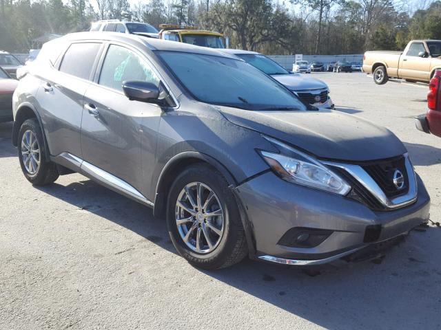 5N1AZ2MG3FN284079 - 2015 NISSAN MURANO S GRAY photo 1