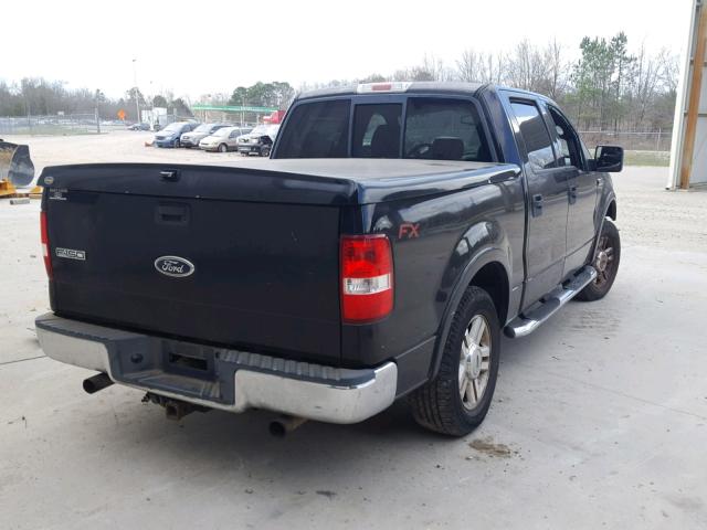 1FTPW12504KC20809 - 2004 FORD F150 SUPER BLUE photo 4