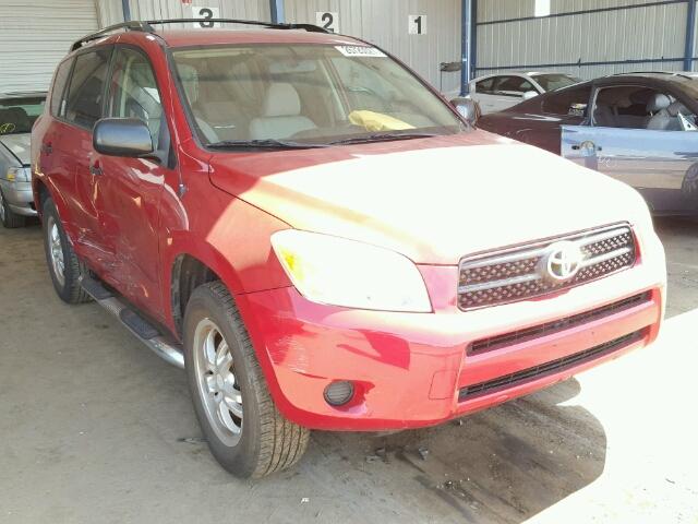 JTMZD33V965028069 - 2006 TOYOTA RAV4 RED photo 1