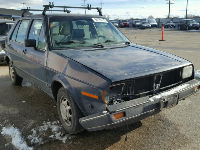 1VWEG0177FV071184 - 1985 VOLKSWAGEN GOLF BLUE photo 1