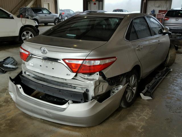 4T1BF1FKXFU994367 - 2015 TOYOTA CAMRY LE GOLD photo 4