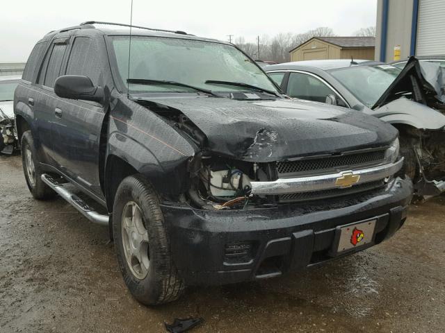 1GNDT13SX82251577 - 2008 CHEVROLET TRAILBLAZE BLACK photo 1