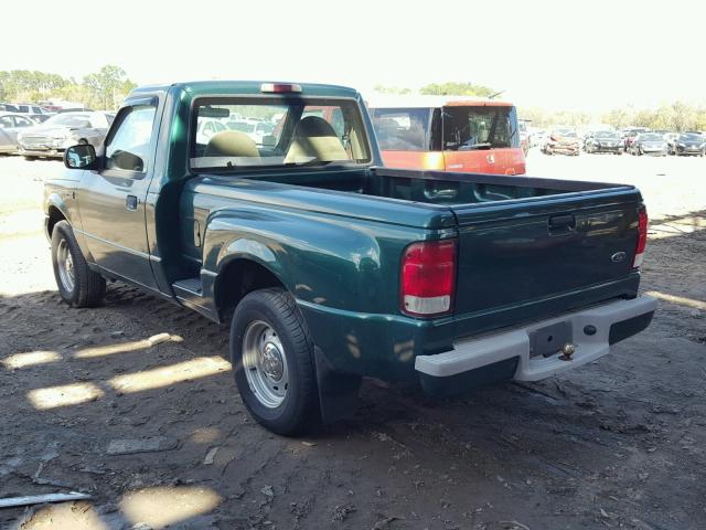 1FTYR10C3YTA37496 - 2000 FORD RANGER GREEN photo 3