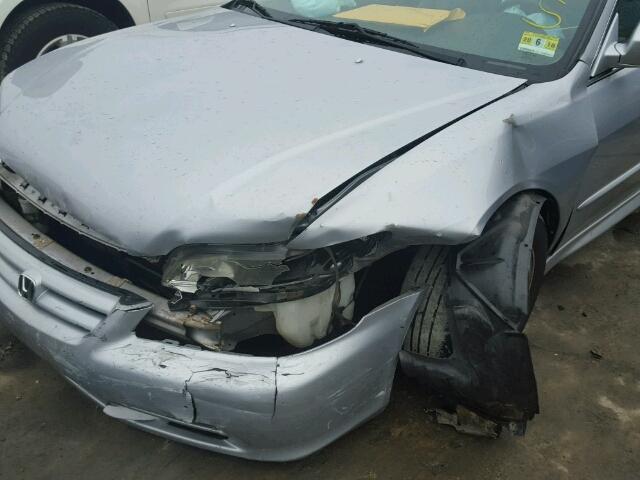 1HGCG66872A017501 - 2002 HONDA ACCORD EX SILVER photo 9