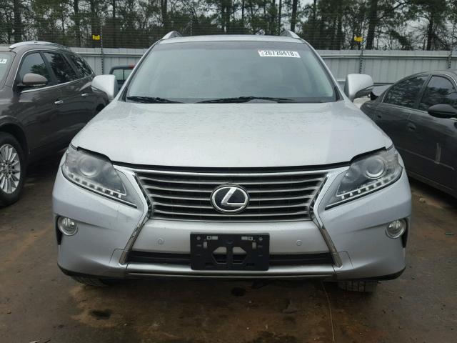 2T2ZK1BA8EC134924 - 2014 LEXUS RX 350 SILVER photo 9