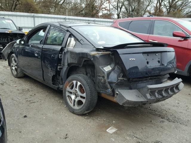 1G8AW12F75Z117534 - 2005 SATURN ION LEVEL 黑色 照片 3