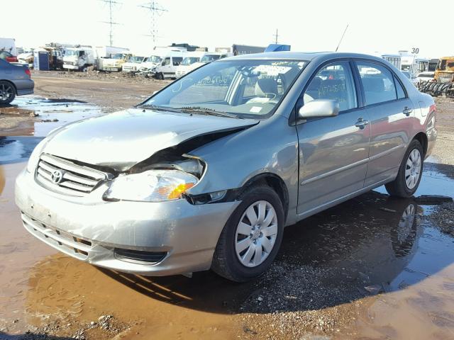 2T1BR32E54C254548 - 2004 TOYOTA COROLLA CE GRAY photo 2