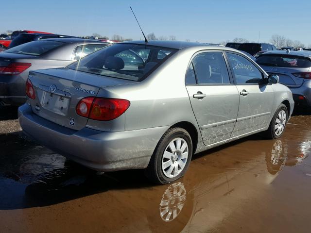 2T1BR32E54C254548 - 2004 TOYOTA COROLLA CE GRAY photo 4