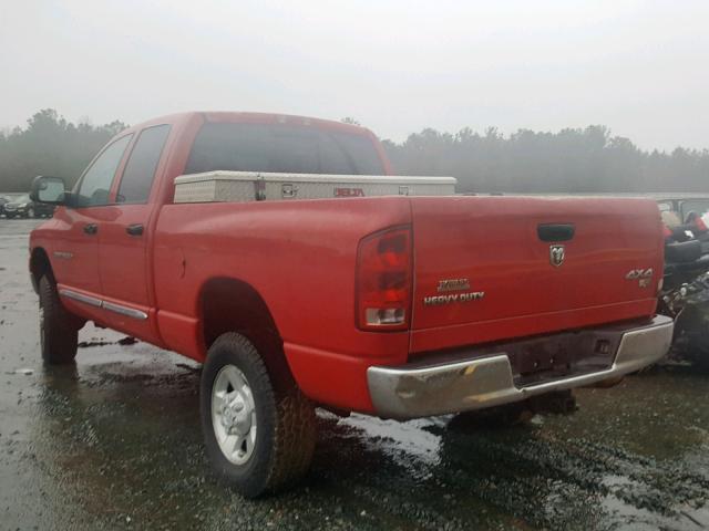 3D7KS28C95G865068 - 2005 DODGE RAM 2500 S RED photo 3