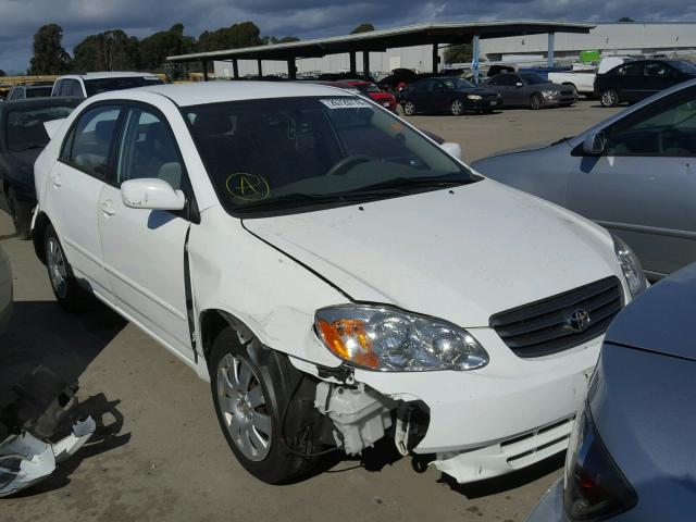 1NXBR32E54Z339842 - 2004 TOYOTA COROLLA CE WHITE photo 1