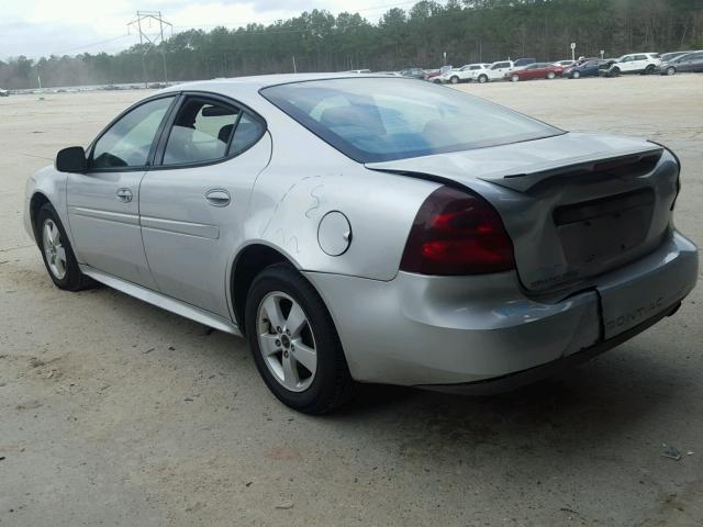 2G2WP522151128684 - 2005 PONTIAC GRAND PRIX SILVER photo 3