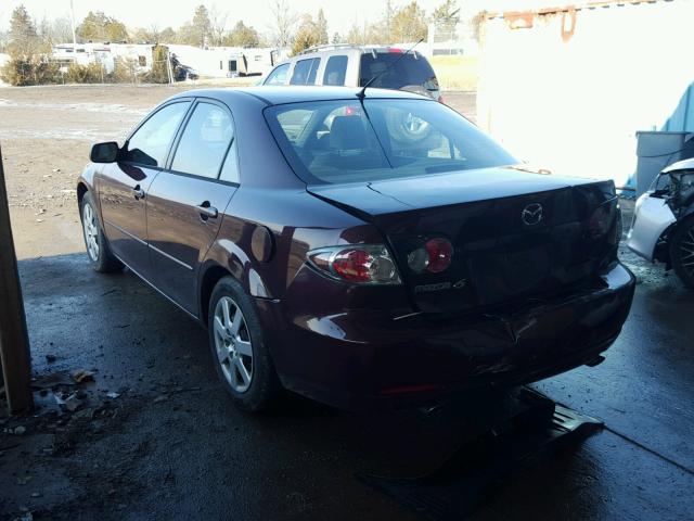 1YVFP80C165M38269 - 2006 MAZDA 6 I BURGUNDY photo 3