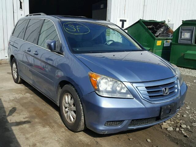 5FNRL38749B016069 - 2009 HONDA ODYSSEY EX BLUE photo 1