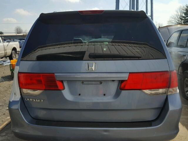 5FNRL38749B016069 - 2009 HONDA ODYSSEY EX BLUE photo 10