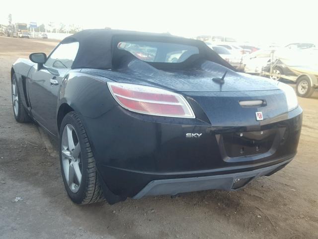 1G8MB35B07Y113508 - 2007 SATURN SKY BLACK photo 3