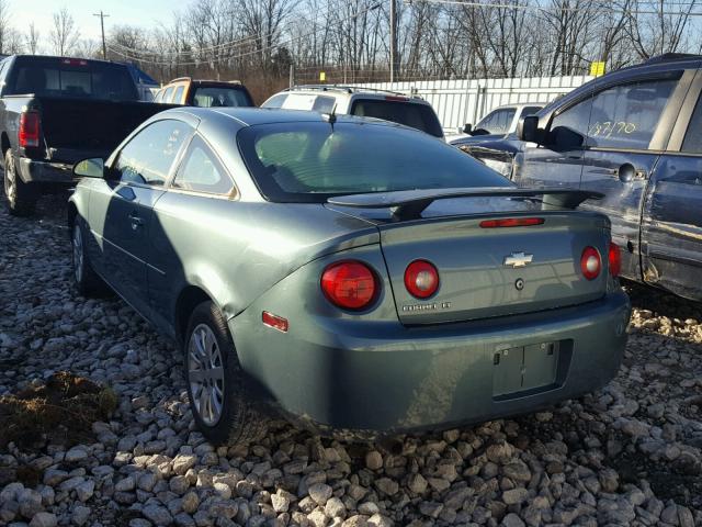 1G1AT18H897255438 - 2009 CHEVROLET COBALT LT BLUE photo 3