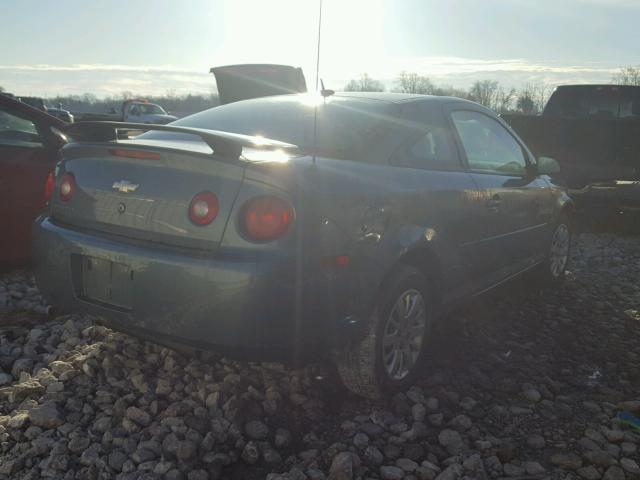 1G1AT18H897255438 - 2009 CHEVROLET COBALT LT BLUE photo 4