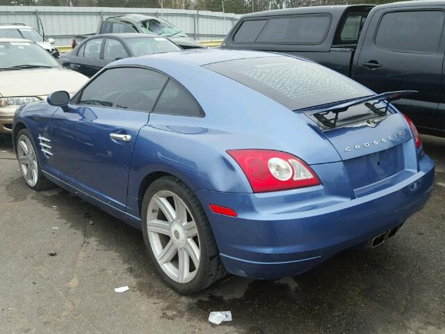 1C3AN69LX6X069269 - 2006 CHRYSLER CROSSFIRE BLUE photo 3