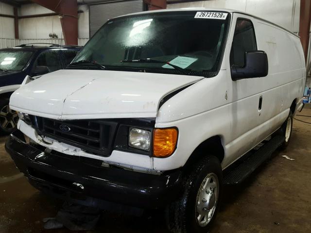 1FTNS24W97DA83876 - 2007 FORD ECONOLINE WHITE photo 2