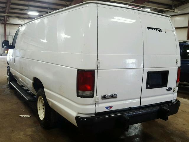 1FTNS24W97DA83876 - 2007 FORD ECONOLINE WHITE photo 3