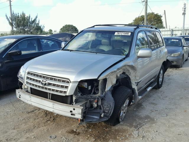 JTEGF21A310006422 - 2001 TOYOTA HIGHLANDER BEIGE photo 2