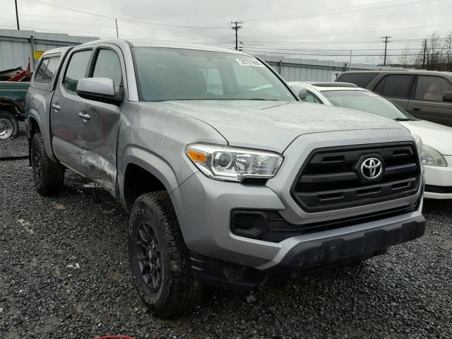 5TFCZ5ANXGX035205 - 2016 TOYOTA TACOMA DOU SILVER photo 1