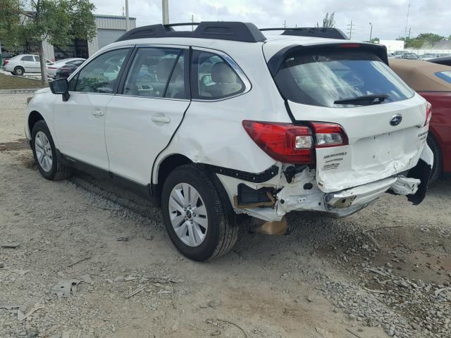 4S4BSAAC6H3308670 - 2017 SUBARU OUTBACK 2. WHITE photo 3